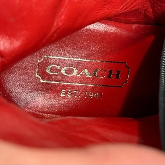 Vintage Coach Leather Boots - Picture 10 of 12